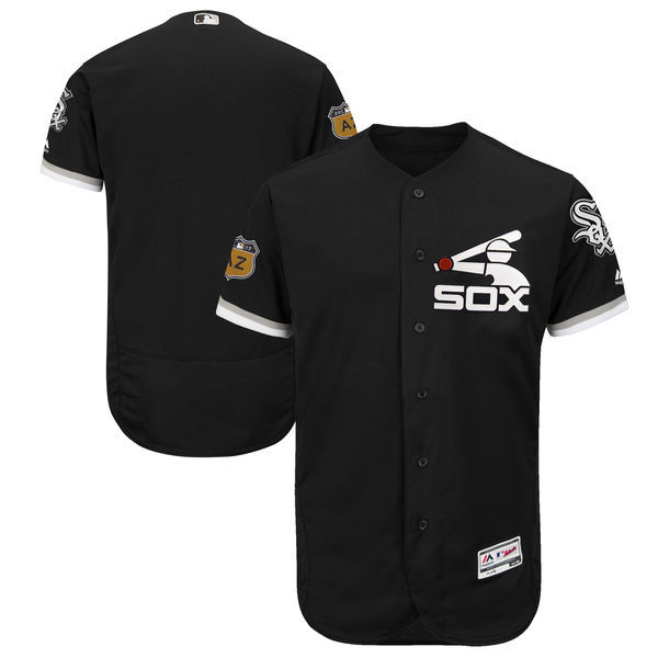 2017 MLB Chicago White Sox Blank Black Jerseys->cleveland indians->MLB Jersey